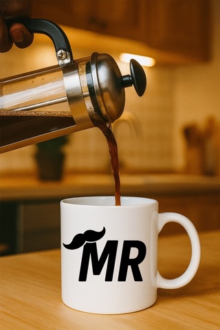 Sevgili Aşk Çift Kupa Bardak 2 Adet Mavi