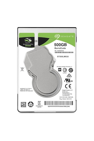 Seagate Barracuda ST500LM030 2.5" 500 GB 5400 RPM SATA 3 HDD