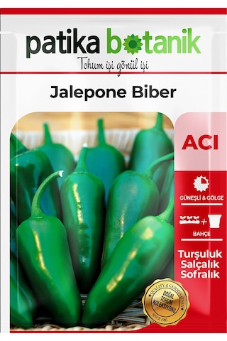 Patika Botanik 200 Adet Jalepone Biber Tohumu