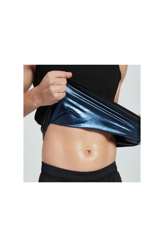 Multiflexpro Termal Sauna Terleten Erkek Atlet Siyah