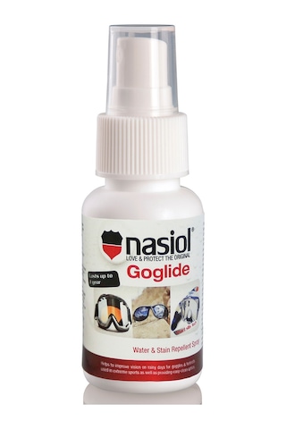 Nasiol Goglide Motosiklet ve Kask Vizörü Su İtici Nano Yağmur Kaydırıcı Sprey 1 Yıl Dayanım 50 ML