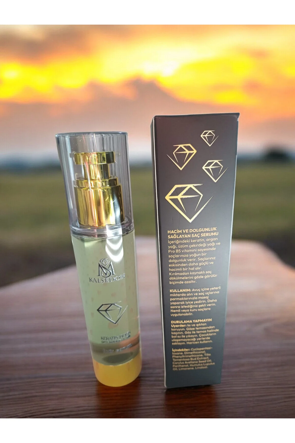 Ms Kalsedon Professional Keratin Complex Hair Care Saç Bakım Yağı 100 ML