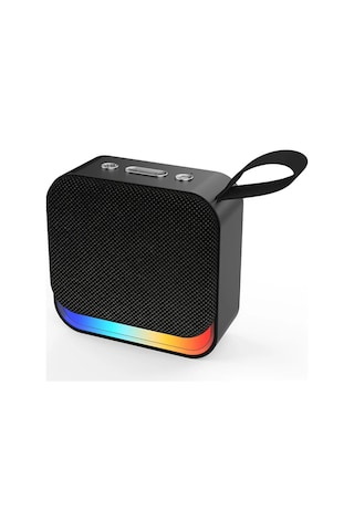Rgb Işıklı Taşınabilir Bluetooth Hoparlör Mini Kablosuz Speaker
