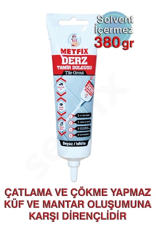 Metfix Derz Tamir Dolgusu 380gr Beyaz Beyaz