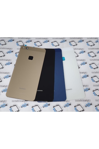 Tkgz - P10 Lite Arka Pil Batarya Kapağı (Cam) (275885546) Mavi