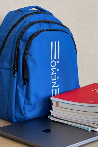 Turkuaz Büyük Boy Okul Spor Çantası, 16,9 İnç, 45x30x15cm 24