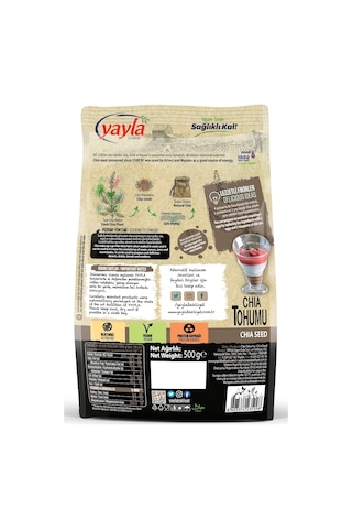 Yayla Gurme Chia Tohumu 2 x 500 G