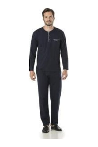 Pierre Cardin 5595 Gri Damatlık Ropteşambr 5 Li Pijama Set