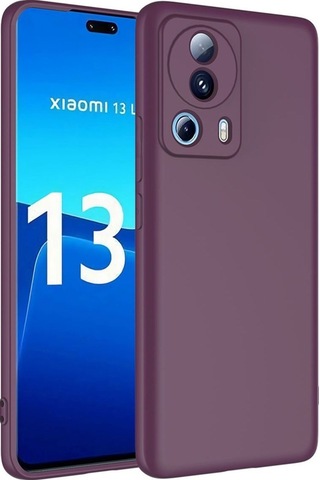 Xiaomi Mi 13 Lite Kılıf Zore Mara Lansman Kapak Koyu Mor
