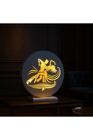 Evode Design Dans Figürlü Led Dekoratif Obje Beyaz