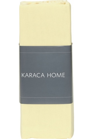 Karaca Home Sarı Penye Tek Kişilik Fitted Çarşaf