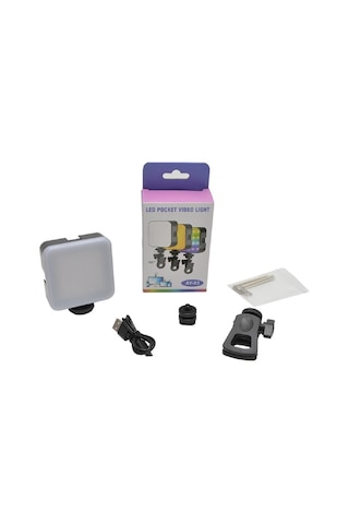 Dp Led AY-83RGB Şarjlı Youtuber Selfie Canlı Yayın Işığı Led Işık