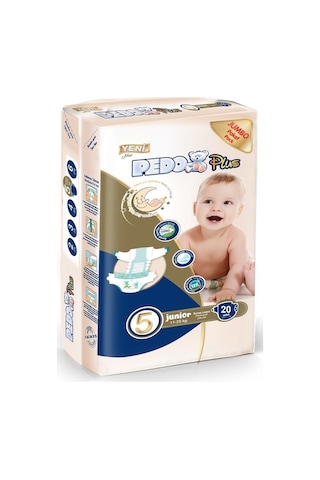 Pedo Plus Bebek Bezi Beden:5 11-25kg Junior 60 Adet Jumbo Fırsa 3'lü