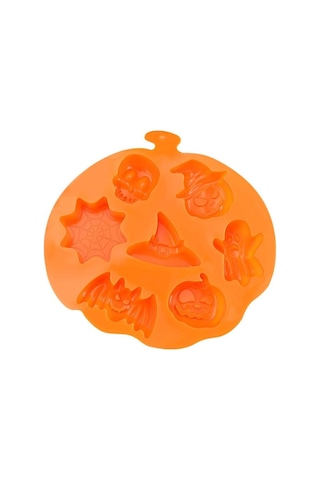 Halloween Cadılar Bayramı Temalı Mum Sabun Çikolata Kek Kalıbı Çok Renkli