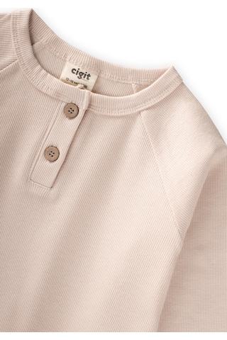 Cigit Reglan Kol Patlı Basıc Takım 1-8 Yaş Açık Bej