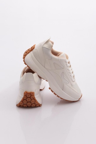Dgn 83144 Kadin Sneaker Ayakkabi Beyaz