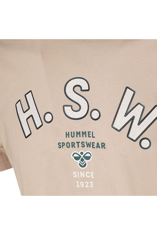 Hummel Hayes Kısa Kollu Tişört 912100-9033 Bej
