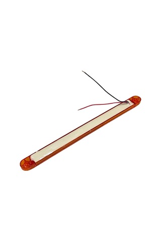 12v-24v Parmak Lamba 15-ledli Sarı 240 17 Mm