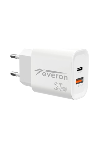 Everon EVR-023 25 W PD USB Type-C Girişli Hızlı Şarj Cihazı