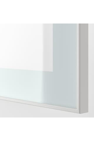 Raf Ünitesi, Beyaz-buzlu Cam, 120x42x38 Cm, Glassvık Beyaz