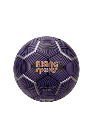 Desenli Futbol Topu No:5 Mor