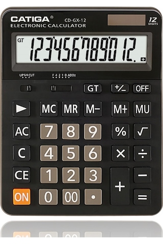 Catiga CD-GX-12 Elektronik 12 Hane Hesap Makinesi