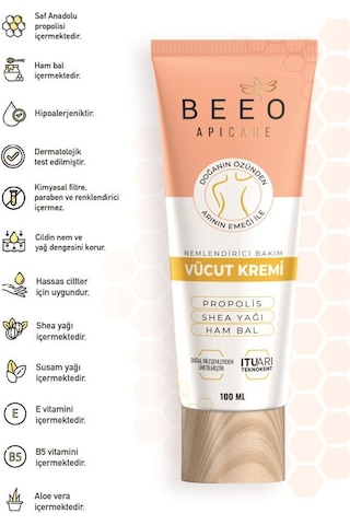 Beeo Apicare Nemlendirici Vücut Kremi 100 ML