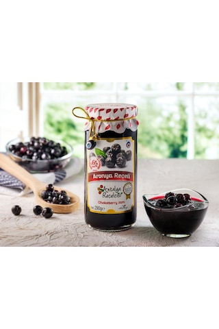 Antalya Reçelcisi Aronya Reçeli 290g Rafine Şeker İlavesiz