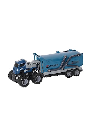 Klx600-377 Sürtmeli Die Cast 4x4 Kapalı Kasa İnşaat Tırı -vardem