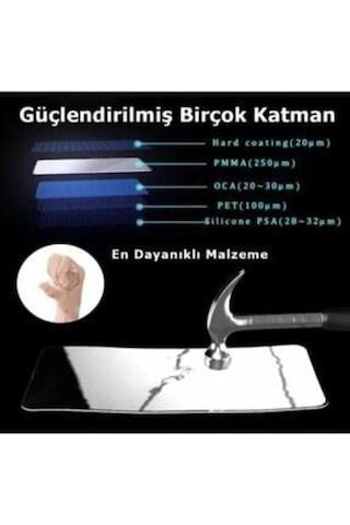 Samsung Galaxy A12 Uyumlu - Seramik Nano Kırılmaz Tam Kaplayan Ekran Koruyucu - Anti Static Özellik