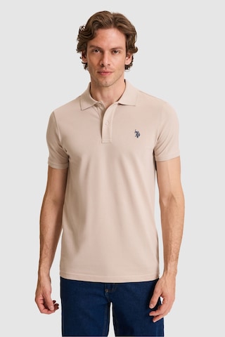 U.s. Polo Assn. Erkek Taş Tişört Basic 50322347-vr049 Taş Rengi