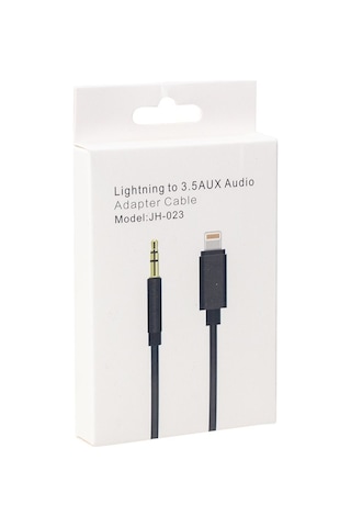Jh-023 Apple Uyumlu iPhone Lıghtnıng To 3.5 Mm Aux Stereo Çevirici Kablo 4434