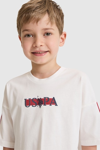 U.s. Polo Assn. Erkek Çocuk Beyaz Pijama Takım 50327249-vr013