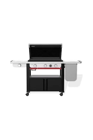 Weber Slate Gpd 76 Cm Premium Griddle Side Burner'lı Plancha-194 Siyah