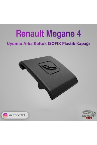 Renault Megane 4 Uyumlu Arka Koltuk Isofıx Plastik Kapağı