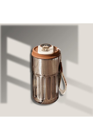 Akıllı Led Sıcaklık Göstergeli Çelik Termos/mug-400 Ml Gümüş
