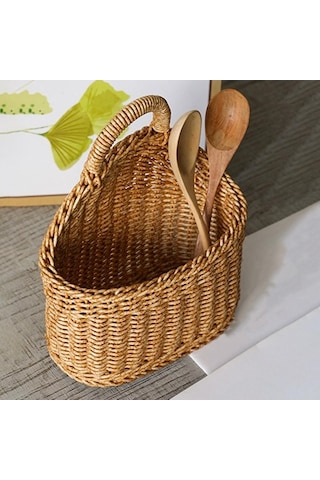 Ulzyvf Suntek Duvara Asılı Depolama Sepeti - Mutfak Organizasyonu