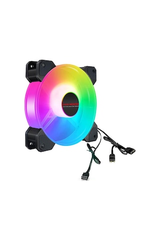 Coolmoon Yuhuan12cm Argb Kasa Fanı - 120mm Pc Fan - 5v 3pin Pwm Bağlantı