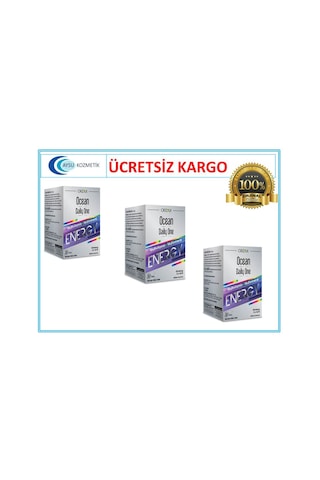 Ocean Daily One Energy 30 Tablet 3'lü Paket