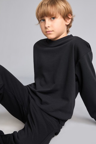 Defacto Oversıze Bisiklet Yaka Siyah Sweatshirt Erkek Çocuk H7135a826aubk81 Siyah-bk81