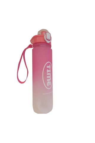 Askılı Hacim Göstergeli Koku Yapmaz Matara 1 Litre Pembe Plastik Diğer