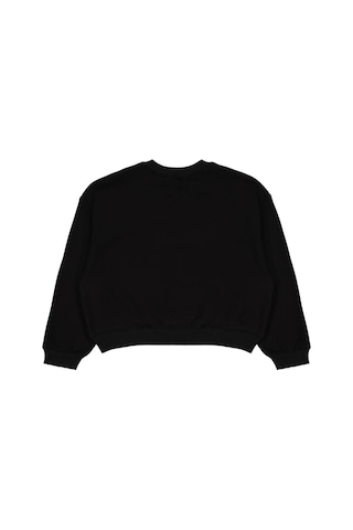 Civil Girls Düz 10-13 Yaş Sweatshirt Siyah