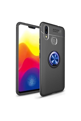 Huawei Y7 Prime 2019 Kılıf Yüzüklü Magnetli Ravel Case