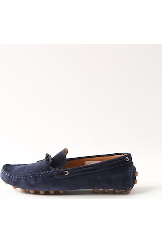 Dufy Lacivert Erkek Süet Loafer Ayakkabı - 105700-lacivert Lacivert