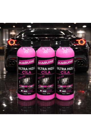 Magurex 3'lü Avantaj Paketi - Ultra Hızlı Cila Seramik Katkılı Islak Ve Kuru Uygulama Oto Parlatıcı