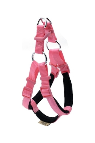Doggie Konfor Ronin Dokuma Göğüs Tasması Pembe 1.5 x 40-45 CM Pembe