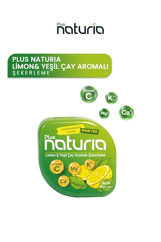 Limon Ve Yeşilçay Aromalı Şekersiz Şekerleme