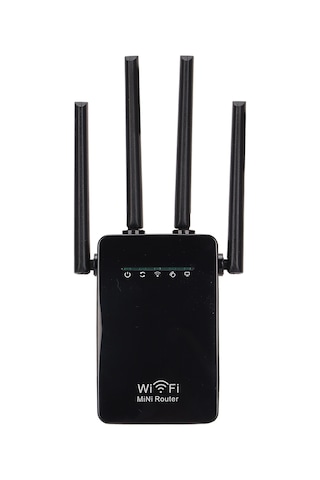 Xindoker 3'lü Fonksiyonlu Kablosuz Router Router/ap/repeater - 4 Antenli 50m Kapsama, 300mbps Hız, Güvenli Şifreleme, Ev Çalışması İçin 100-240v Avustralya Standartı