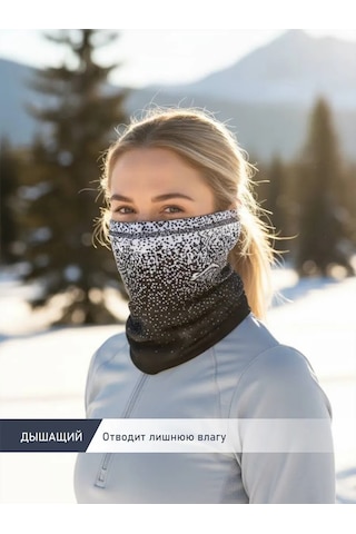 S-prınt Kış Sporları İçin Bandana Balaklava Spor Buff Türkçesi: Kayak İçin Bandana-tüp Spor Balaklava Buff 211298352 Siyah