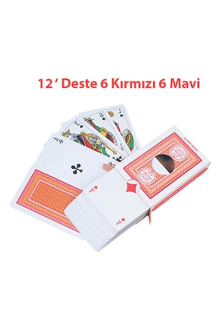 Angora İskambil Oyun Kağıdı 12'Li Deste
